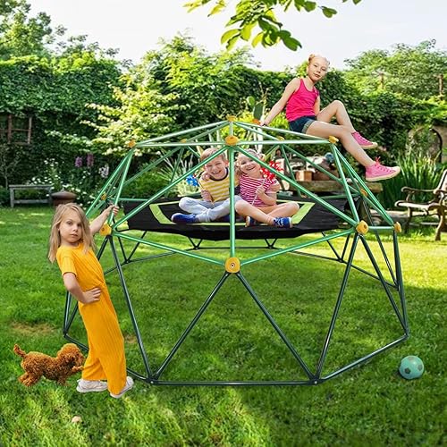 Miniatura 7 de Accesorios para escaladores de cúpula de 6.2 pies, ajuste impermeable para gimnasio de selva de 10 pies, soporta 350 libras