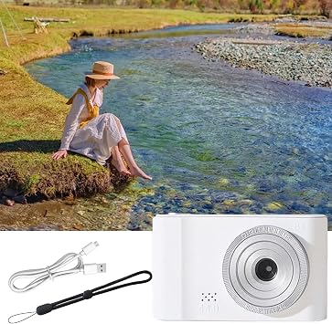 Digital Photographer Camera - UHD Digital Camera, Autofocus Point and Shoot Camera | 4K Compact Zoom Camera, High Definition Image Stabilization Camera, Shooting Tool for Daily Use and Travel