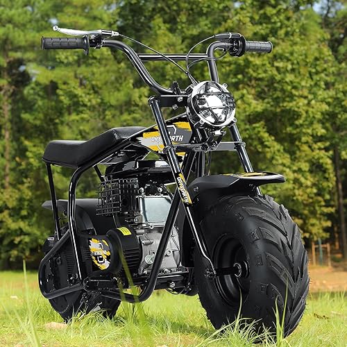 Miniatura 2 de Oryxearth Mini moto todoterreno a gasolina con faro, mini bicicleta de trail para niños con aprobación EPA, motocicleta todoterreno de 4 tiempos de