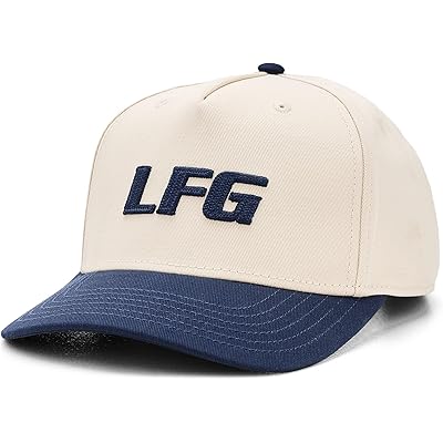 Black Clover LFG Panel 2 Tone Twill Adjustable Hat natural/navy