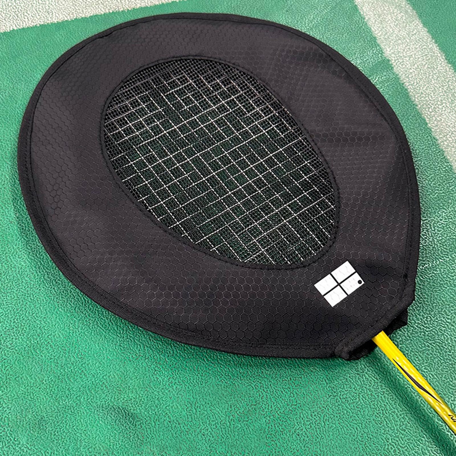 Racquet Head Cover Badminton Racket Training Cover Übung Widerstand Sleeves Polyester Material für Kinder Erwachsene Heim Trainieren Sportplatz