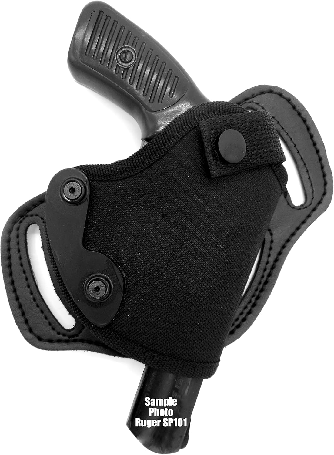 CEBECI ARMS Small of Back (SOB) and Right Side/Hip Belt Holster for Ruger LCR SP101 Revolver