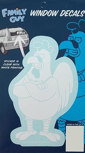 Family Guy Calcomanía de pollo gigante para automóvil/ventana, con licencia oficial