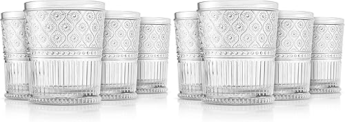 Miniatura 6 de Godinger Vasos de whisky, juego de vasos acrílicos, elegantes vasos de plástico Lowball, vasos de rocas, juego de vasos para beber, decoración