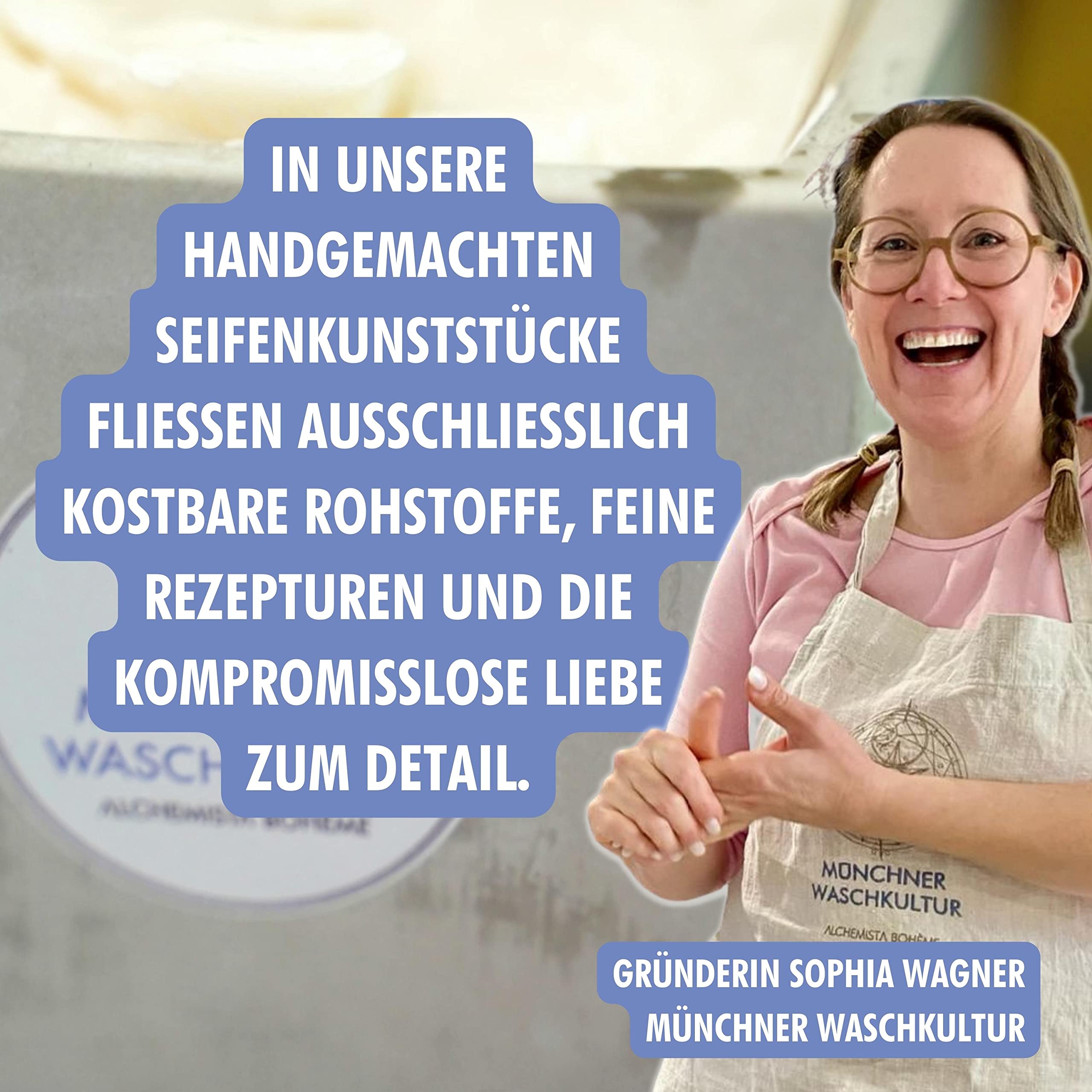 Spülseife, Festes Spülmittel, Geschirrseife im stabilen Betonblock | Vegan | Palmölfrei | Biologisch abbaubar | 300 Gramm