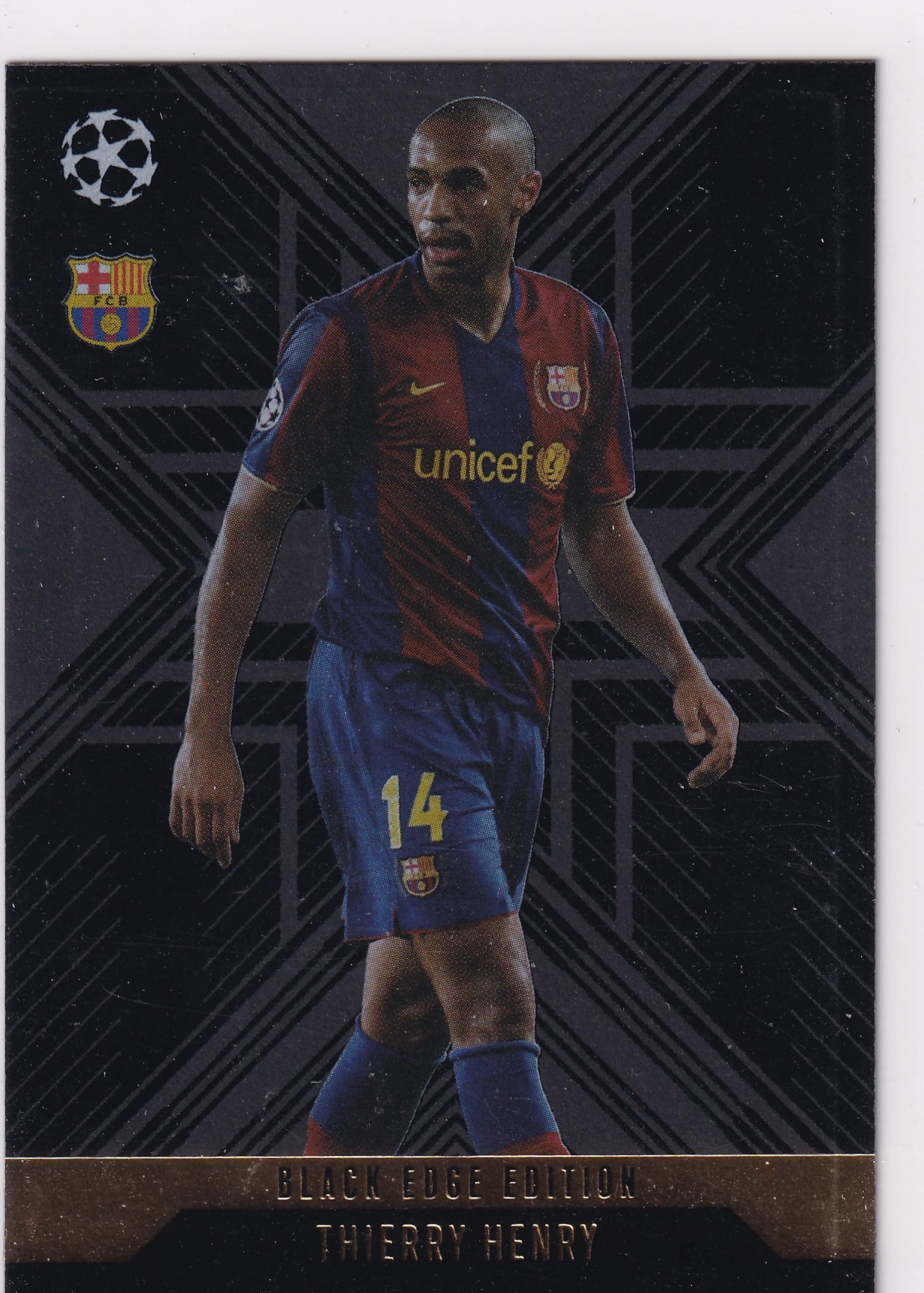 Match Attax Extra 2024 2025 Thierry Henry Black Edge Edition BLA7 Trading Card