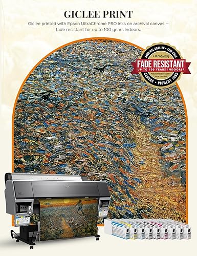 Vista 234 de DECORARTS - Almond Blossom Tree - Vincent Van Gogh Art Reproduction. Giclee Canvas Prints Wall Art for Home Decor 30x24