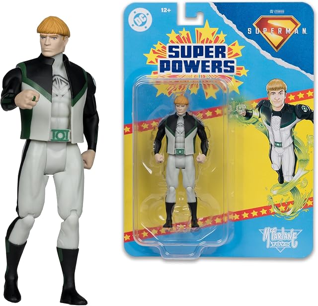 DC Direct - Figurine d'action Green Lantern de 4,5 po (Guy Gardner)(Film Superman)(Super Powers) - McFarlane Toys.