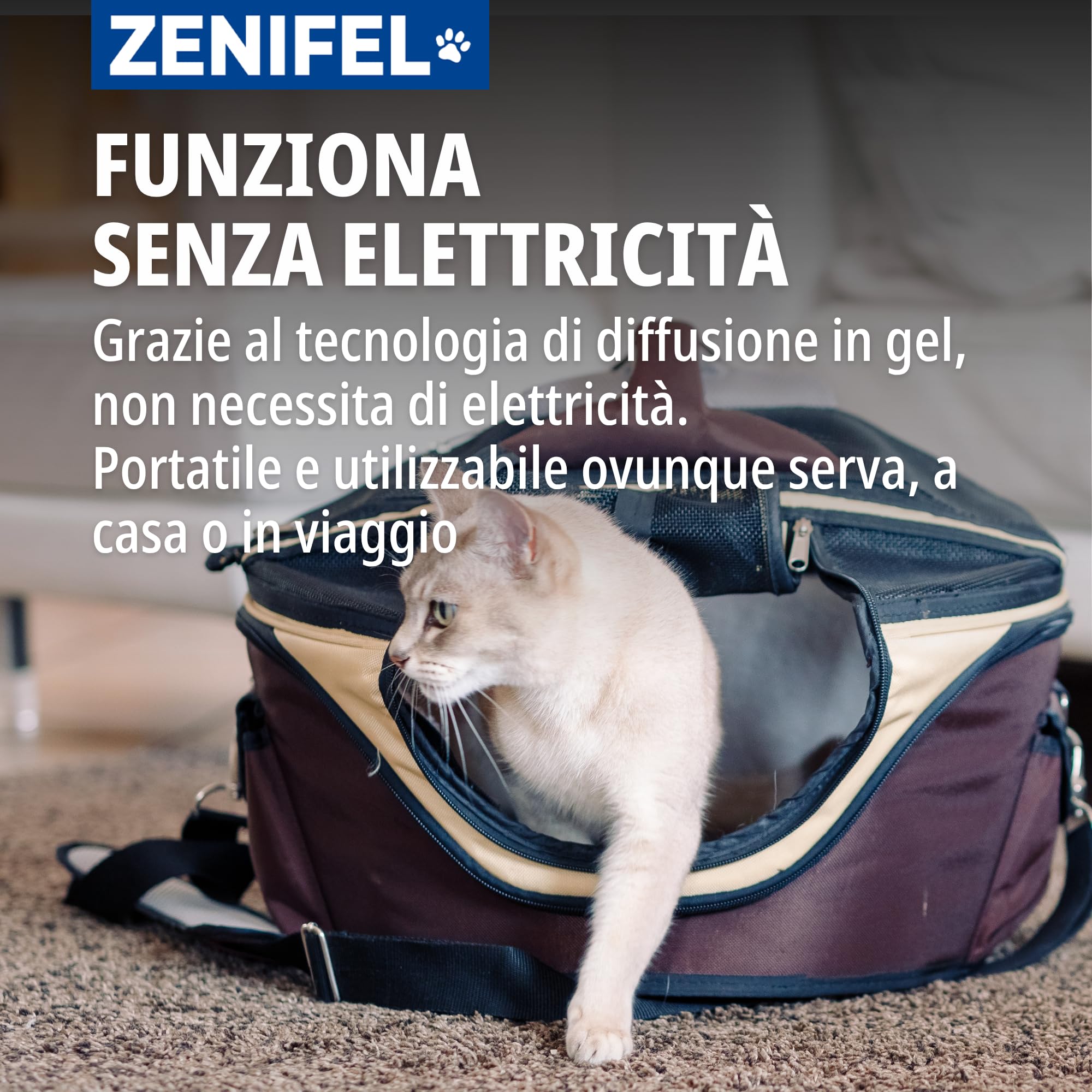 VIRBAC 230 gr, diffusore di feromoni calmanti in Gel, con Erba gatta, per comportamenti legati allo Stress