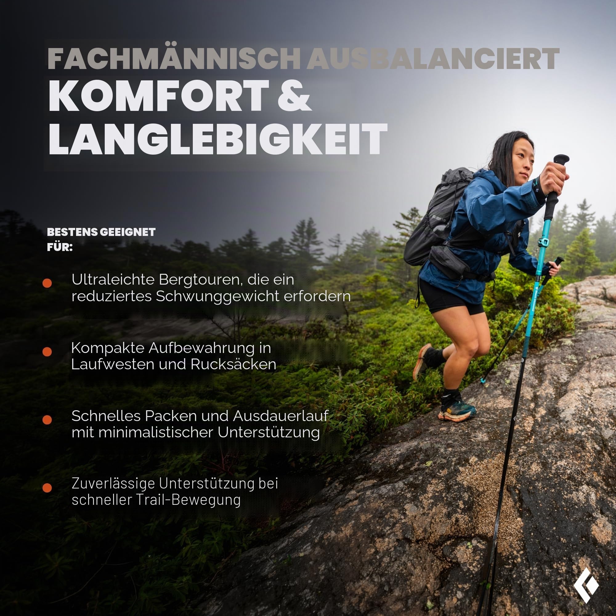 Black Diamond Distance Z Trailrunningstöcke