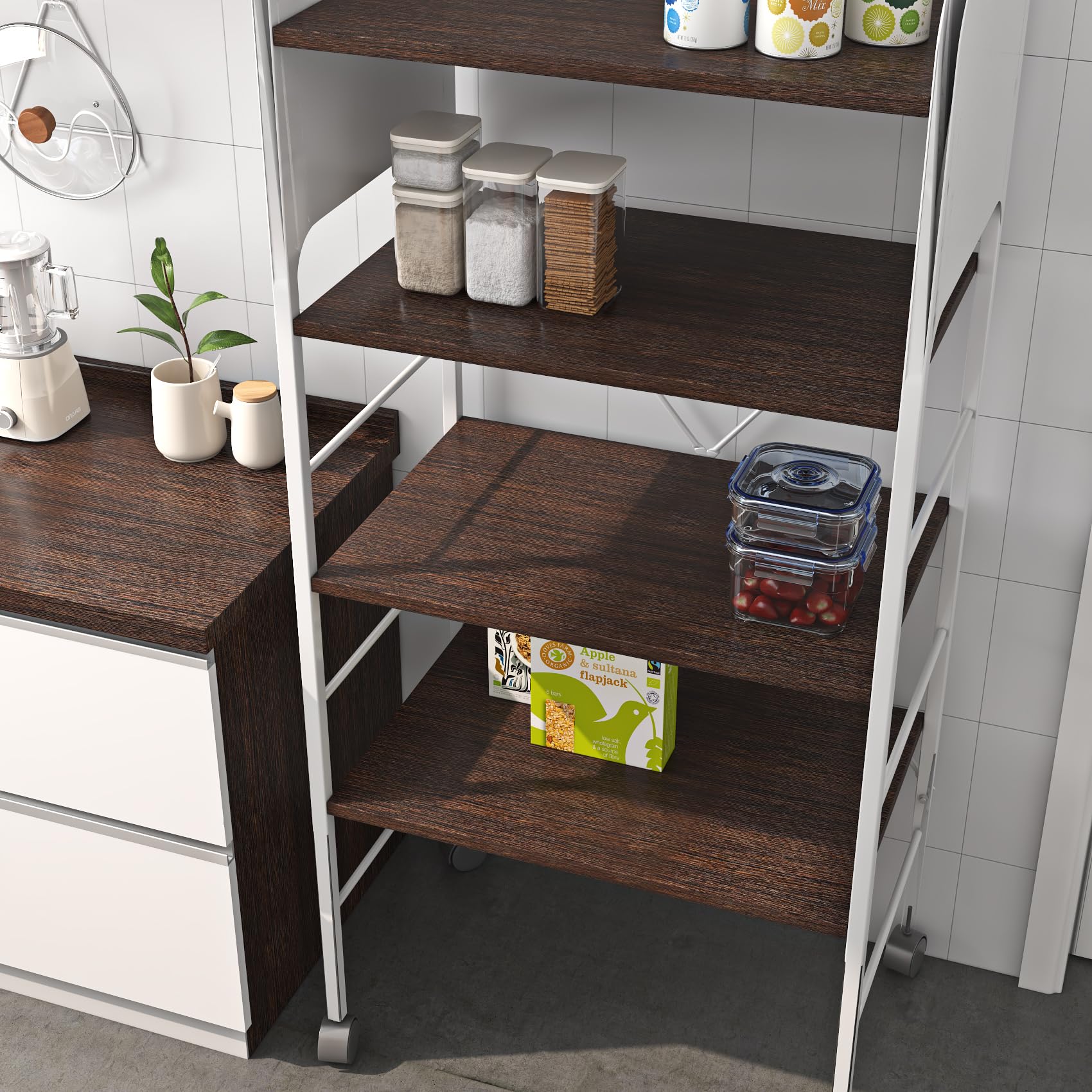 Stickers Decoration Table TOTIO Papier Peint Autocollant Gris De Style Industriel Texture 3D De Béton De Ciment,Ultra Beton Cire