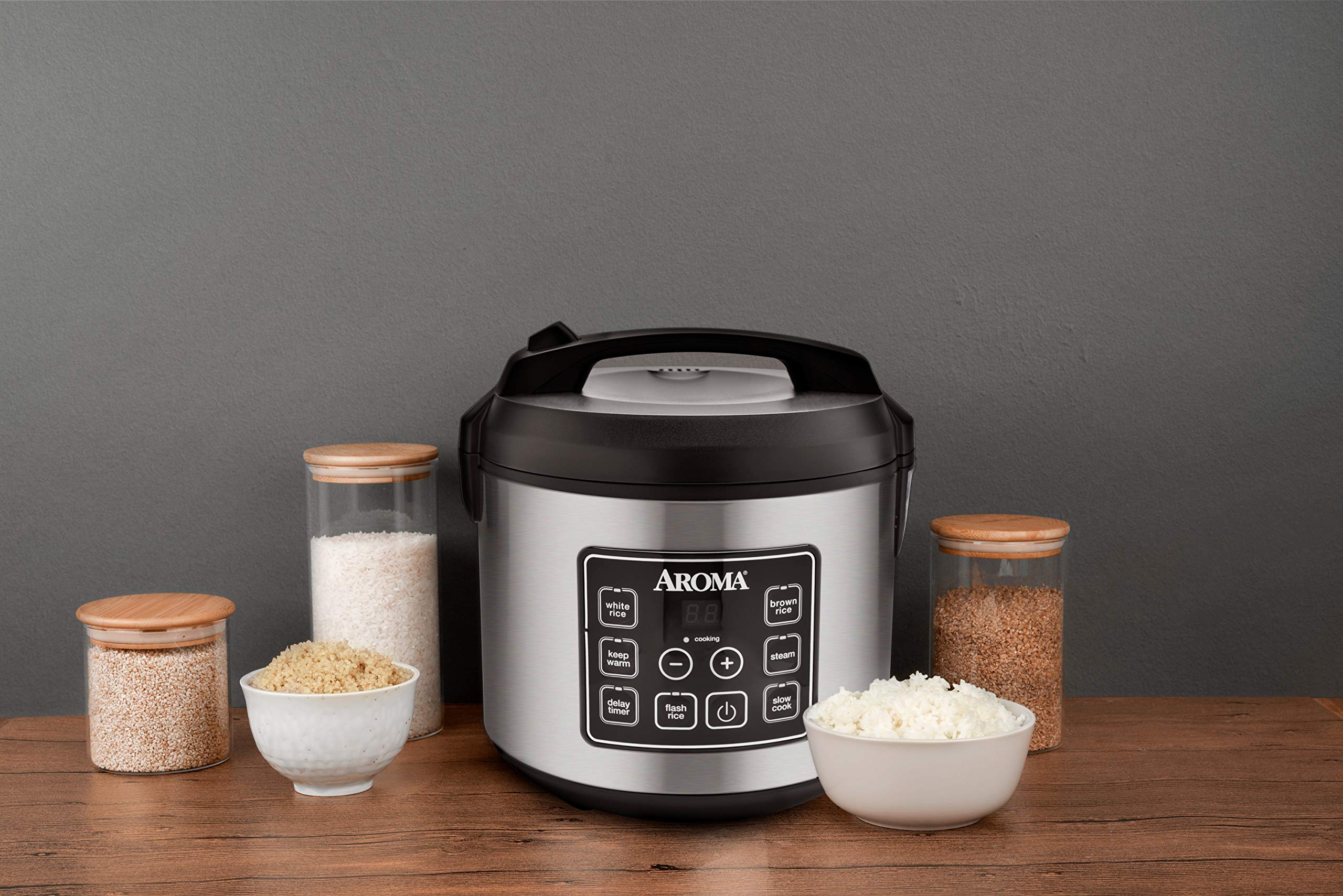 Aroma Housewares 20 Cup Cooked (10 cup uncooked) Digital Rice Cooker