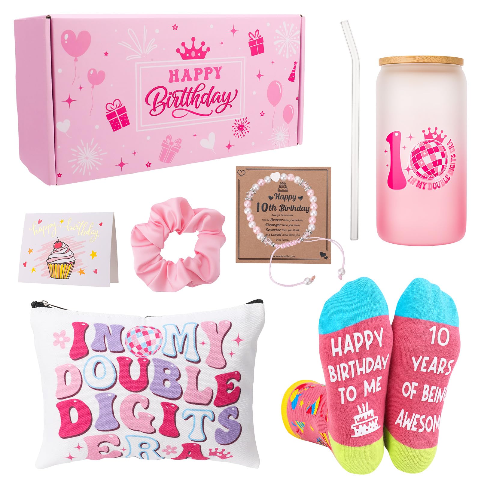 10 Year Old Girl Birthday Gifts,Gifts for 10 Year Old Girls,Best Cool 10th Double Digits Birthday Gift Ideas,10th Bday Decorations Presents for 10 Year Girl