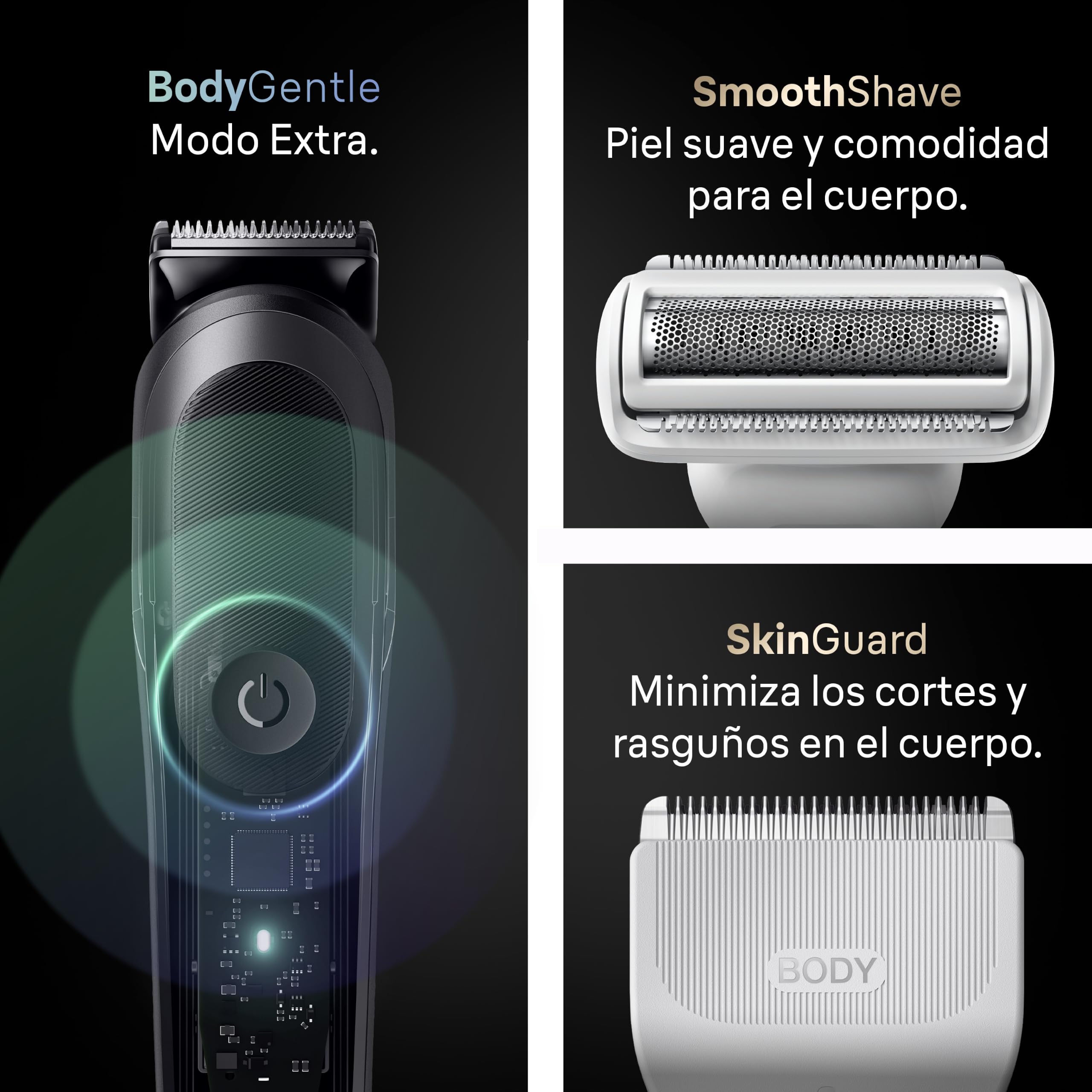 Braun Recortadora Todo En Uno Series 9, AIO9545, Gris + GilletteLabs | Kit de Rasurado 22en1 para Barba, Orejas, Nariz Y Cuerpo, Cortapelos Hombre Resistente al Agua, Apto para Zonas Sensibles | Kit de Rasurado 22en1 para Barba, Orejas, Nariz Y Cuerpo, Co