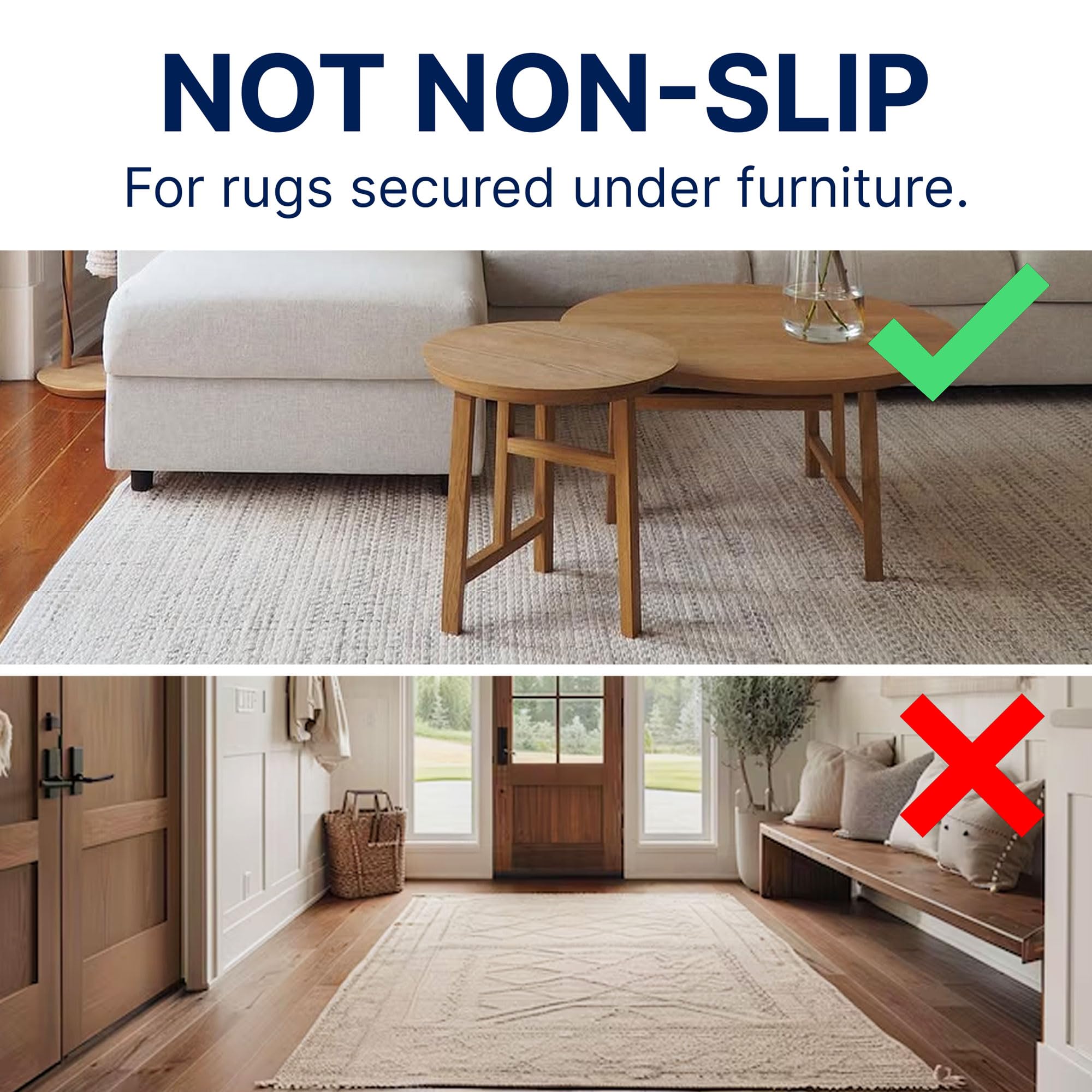 Eco Plush 1/5,1 cm Felt rug Pad by rug Pad USA, Varies, 6'x9'