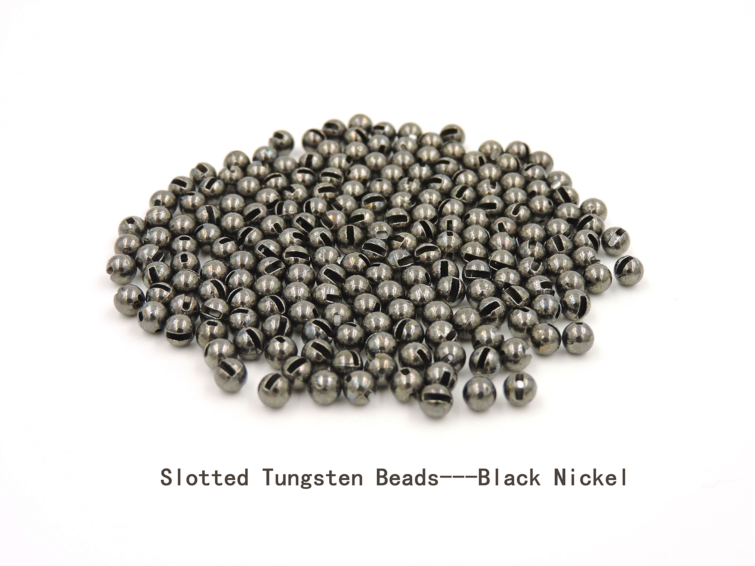 Rudder 100 PCs Slotted Tungsten Beads Copper Silver Gold Black Orange 7 Sizes 6 Colors