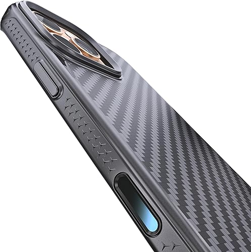 Miniatura 6 de REBEL Case for iPhone 16 Pro Max [Gen-6 Aramid Fiber] Strong MagSafe Compatible, Grippy Sides, Shockproof Corners, Metal Lens + Buttons, Upgraded