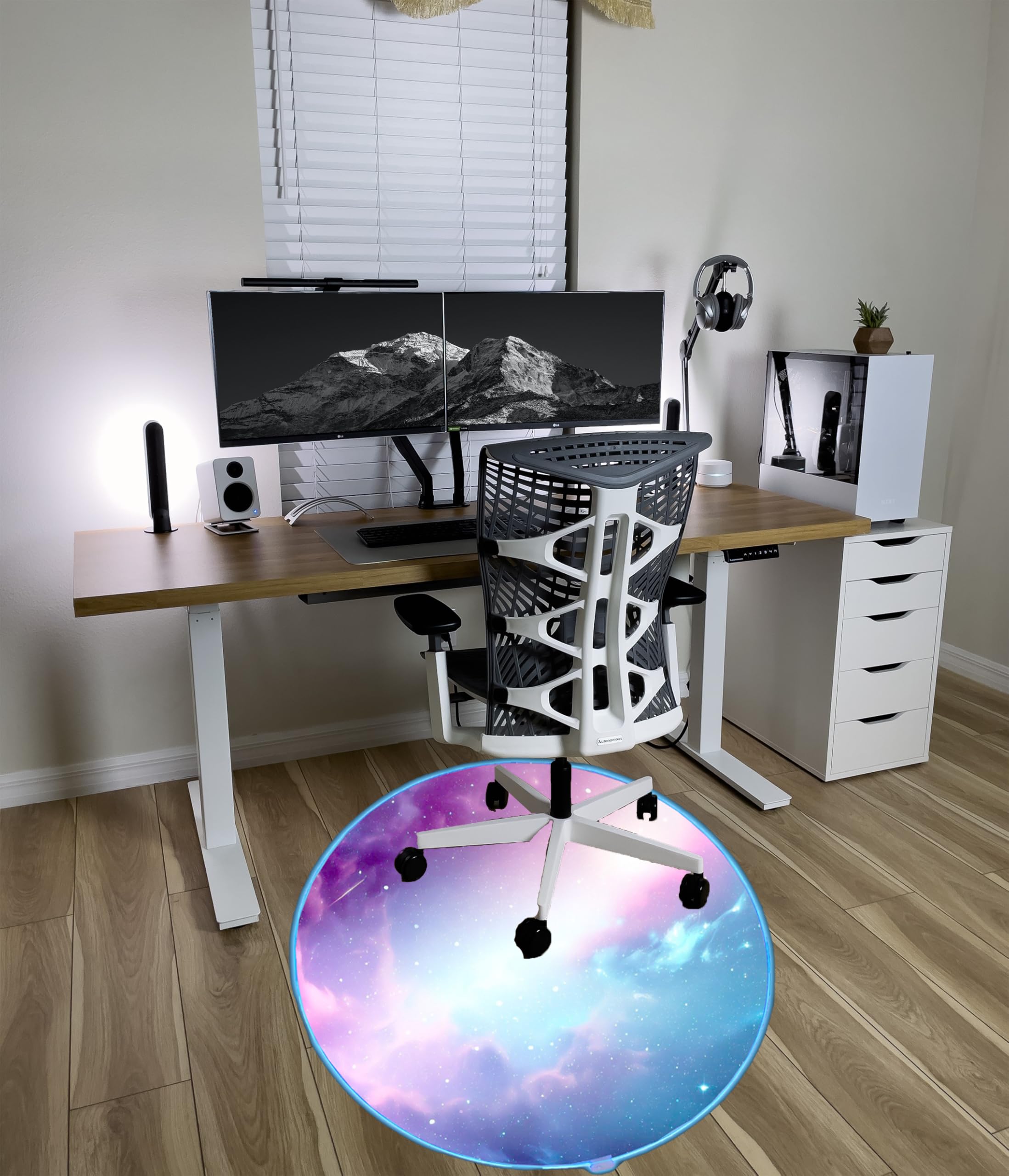 Amazon.com : DEALZOOM Gaming Chair Mat LED RGB Gaming Lights