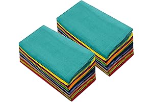 COTTON CRAFT Fabric Napkins Set of 24