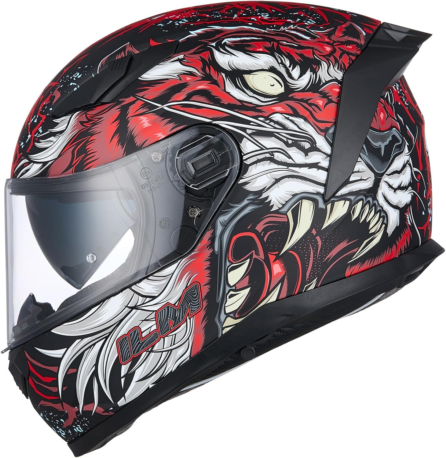 ILM MIPS Motorcycle Full Face Helmet Pinlock Insert Anti Fog Dual Visor Racing Casco de Moto Men Women DOT Model-129M