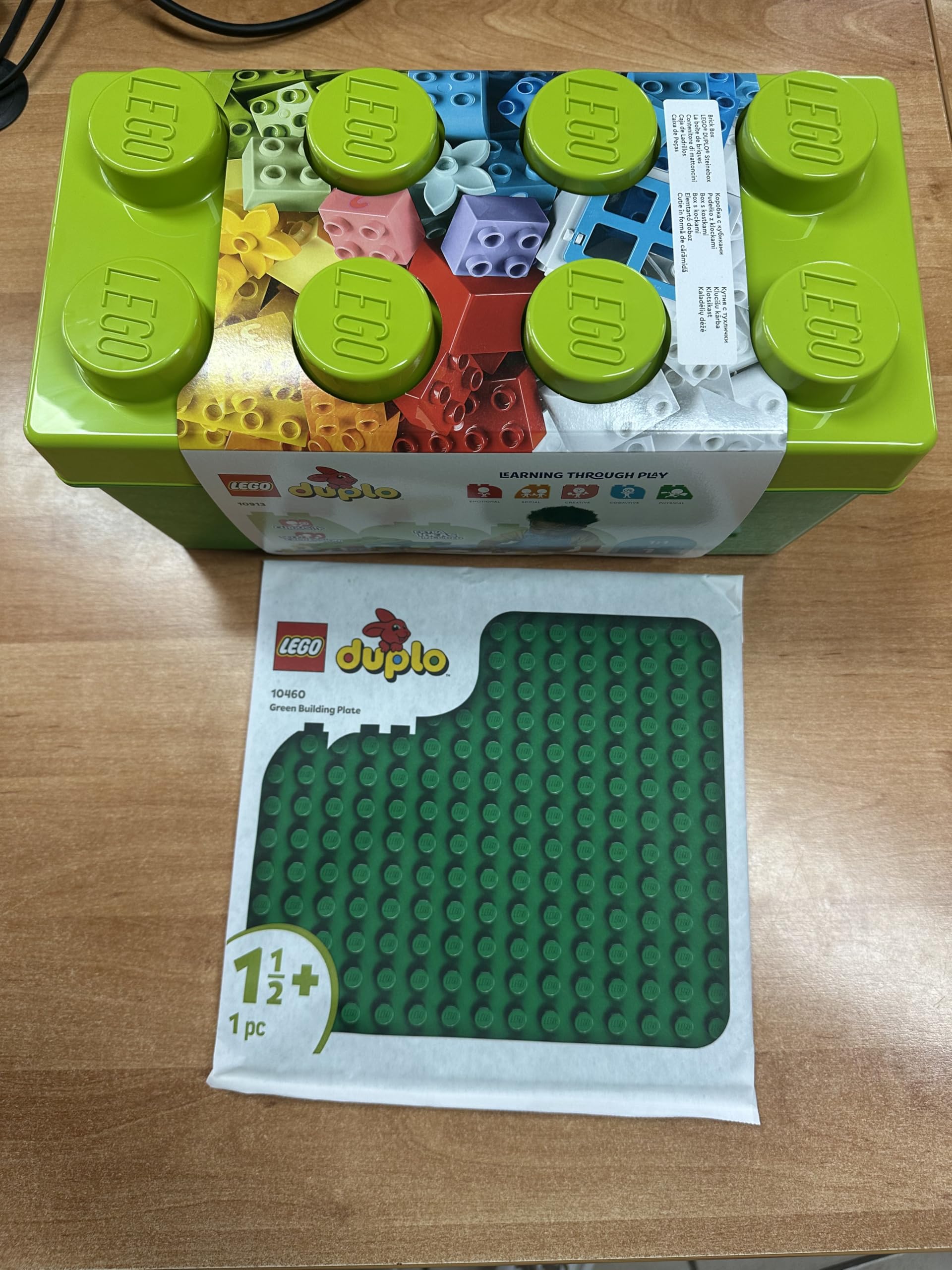 Lego DUPLO - Set di 2 mattoncini da costruzione per bambini a partire dai 18 mesi in su