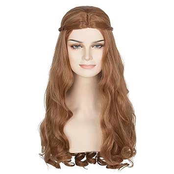 Miss U Hair Alice Wig Women Girl Long Brown Curly Movie Cosplay Wig C296
