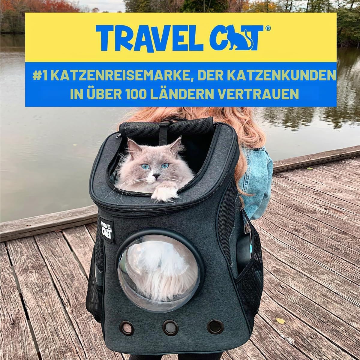 Fat Cat Katze Rucksack Carrier Rucksack – Cat für Katzen von