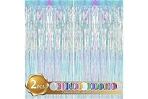 Iridescent Backdrop Curtain for Photo Booths and Decorations