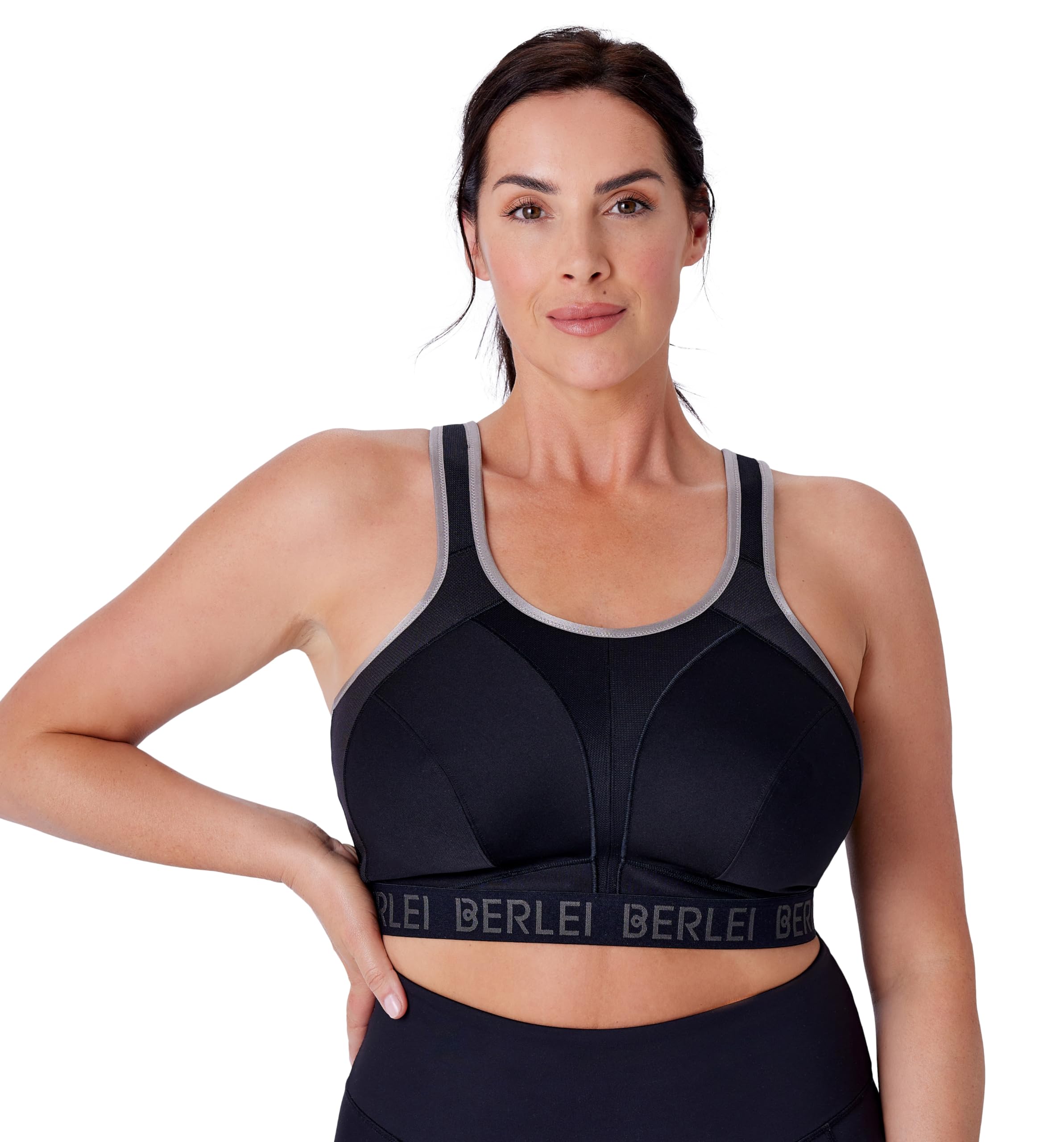 Berlei Women's Extreme Support Sports Bra, Black (Black), 34F