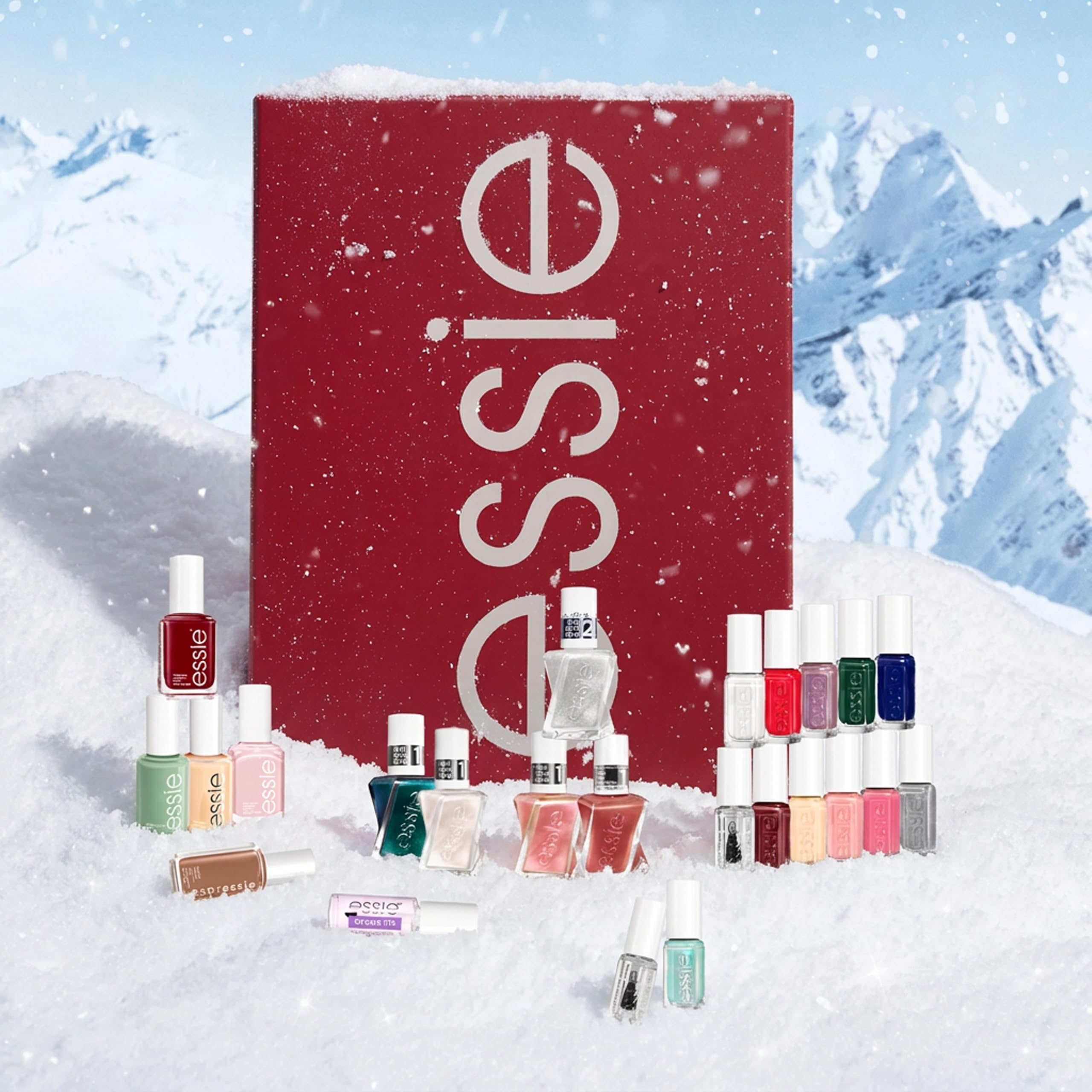 essie Adventskalender 2026 mit 24 Türchen und 5 exklusiven Farben