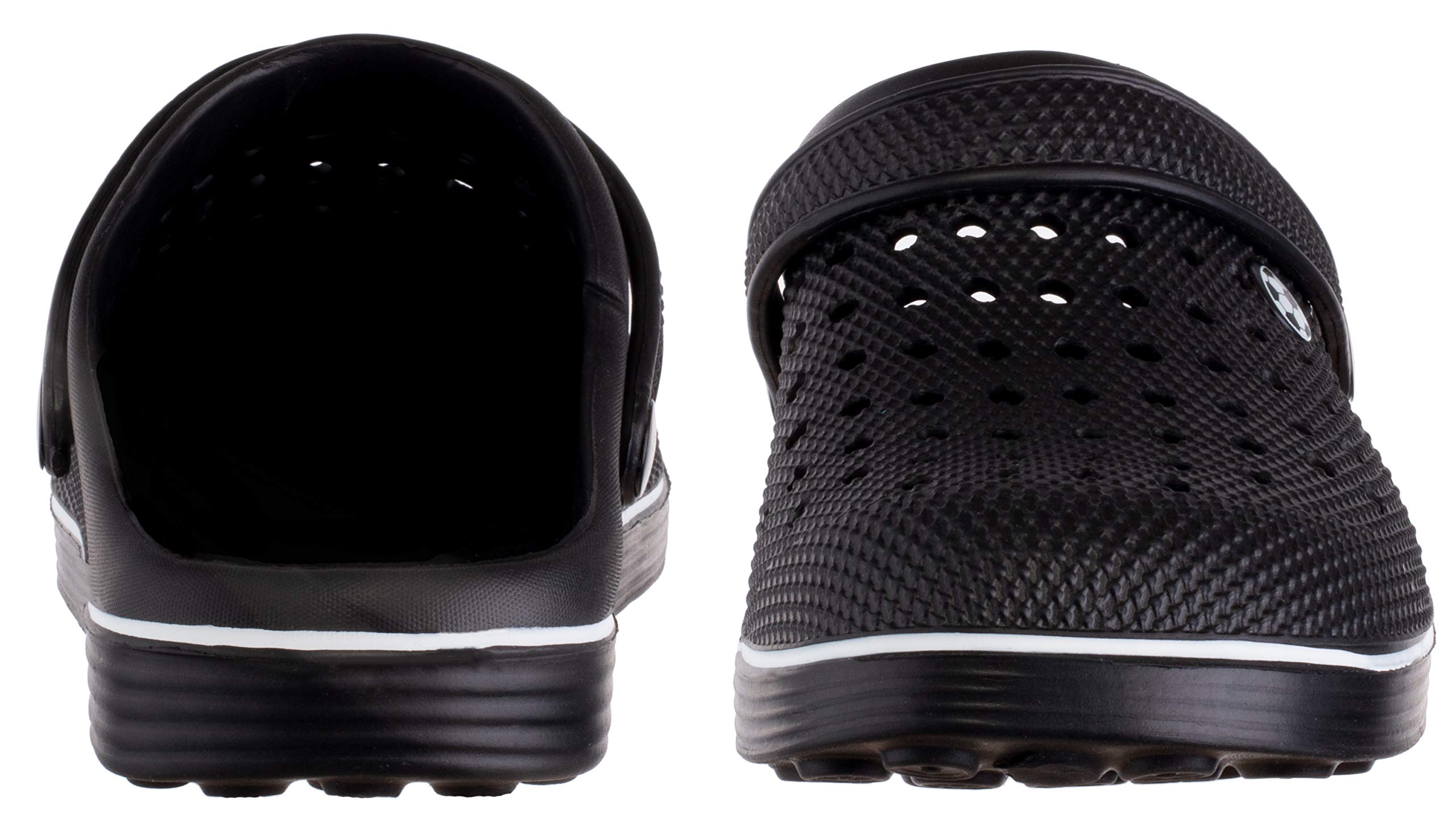 Brandsseller Herren Clog Fußball Sommerclog Badeschuh Gartenschuh Hausschuh