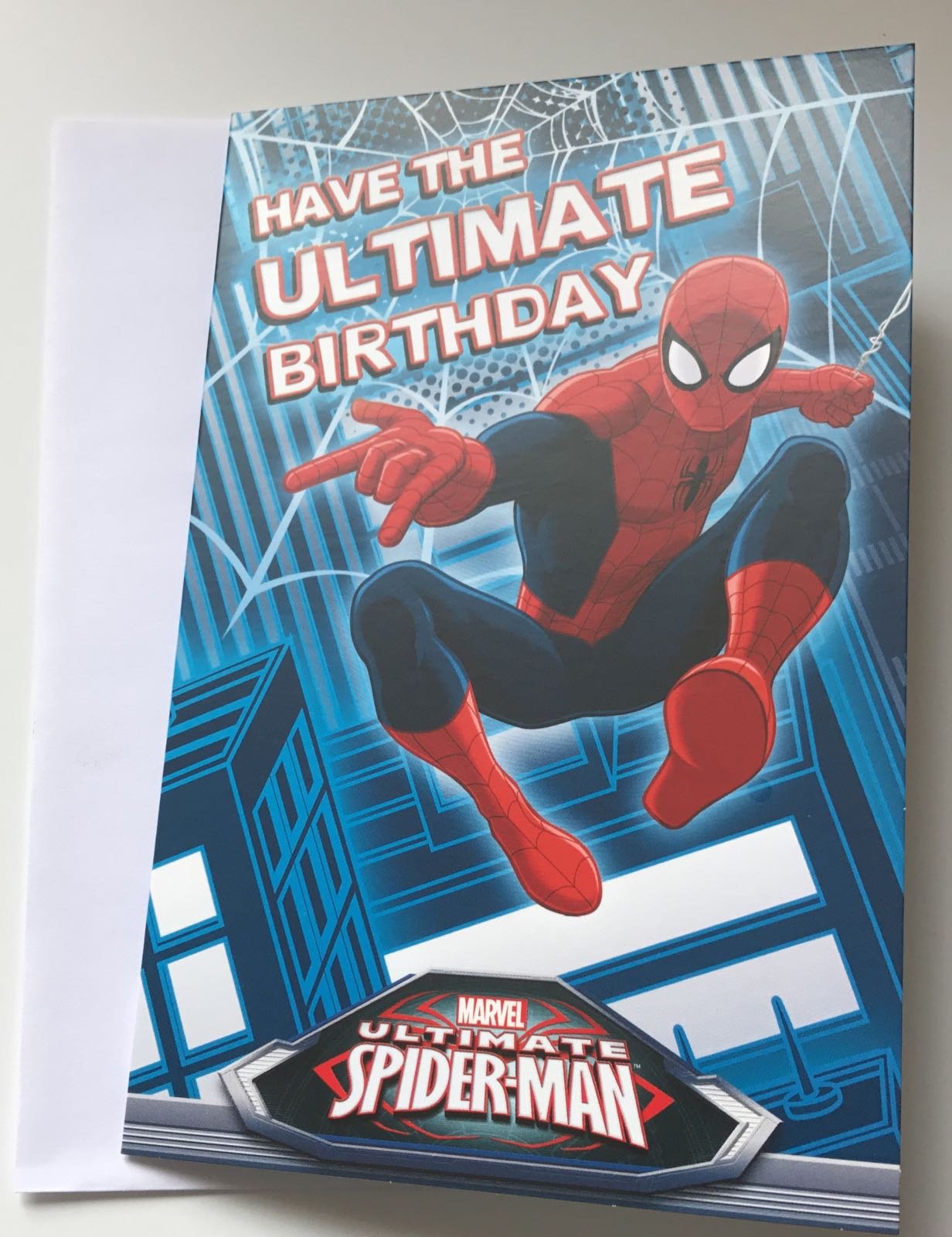 Spider Man Birthday Greetings