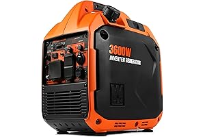 WEN 3600-Watt Portable Inverter Generator, RV-Ready Quiet and Light, Ideal for Home Backup Power