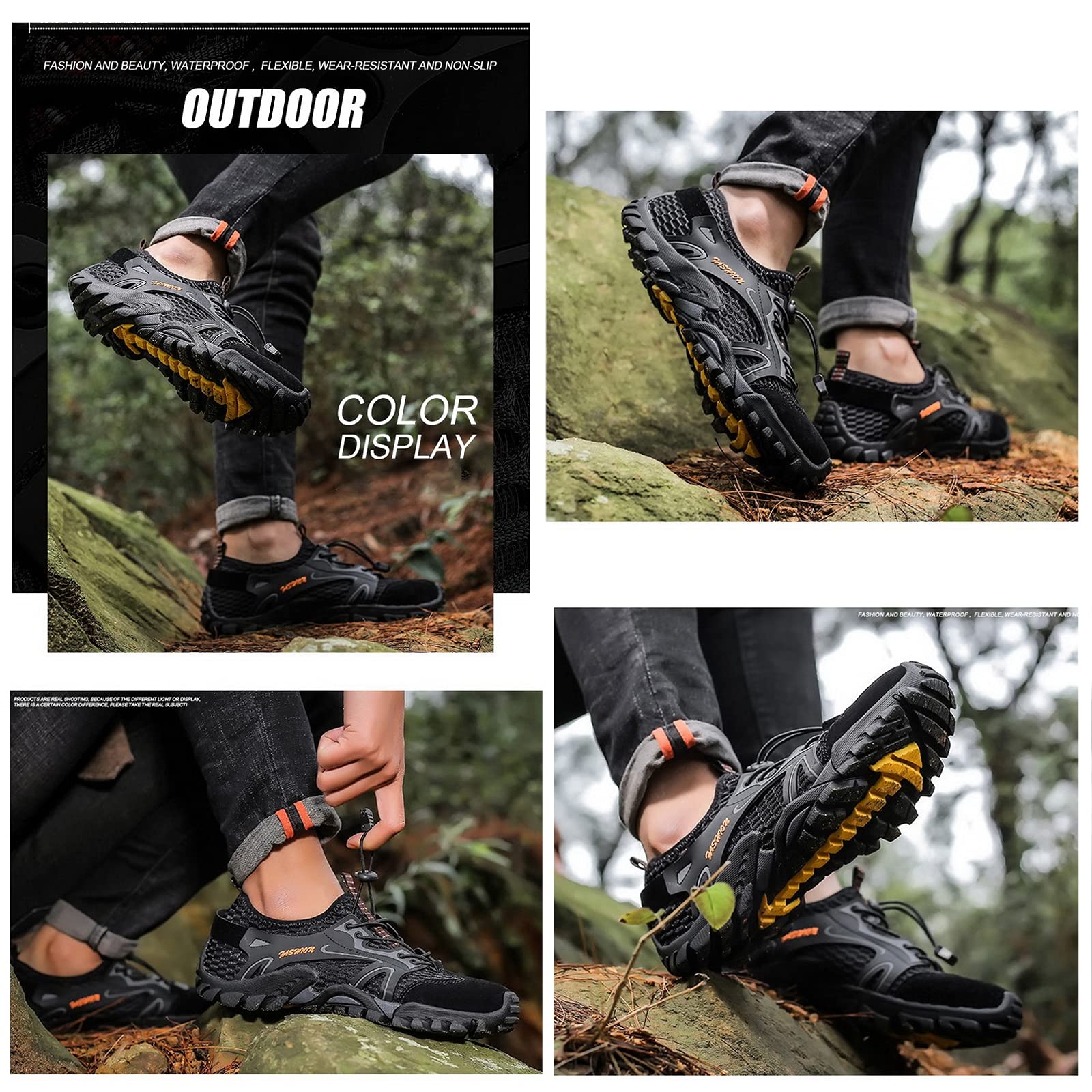 Scarpe a Piedi Nudi, Scarpe da Acqua, Scarpe da Spiaggia per Trail Running Scarpe da Ginnastica acquatiche per Palestra Nuoto Snorkeling Scarpe da Surf da Surf, Traspiranti e comode