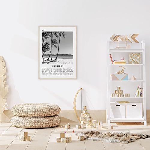 Miniatura 4 de Impresión de Filipinas en blanco y negro, arte de pared de Filipinas, póster de Filipinas, foto de Filipinas, decoración de pared de Filipinas, mapa