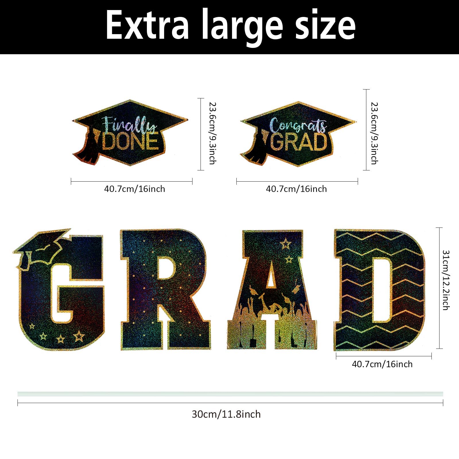 Snapklik.com : Tatuo 11 Pcs Graduation Yard Sign Decorations Congrats ...