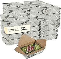 Vista 52 de Restaurantware Contenedor desechable para llevar, 30 oz / #1, negro