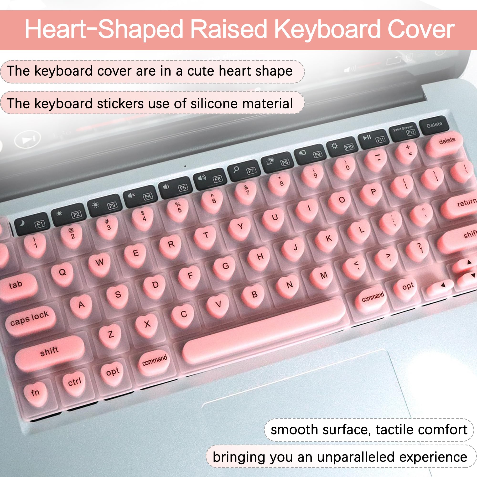 Amazon.co.jp: SJWOW ロングネイル用レイズドキーボードカバー
