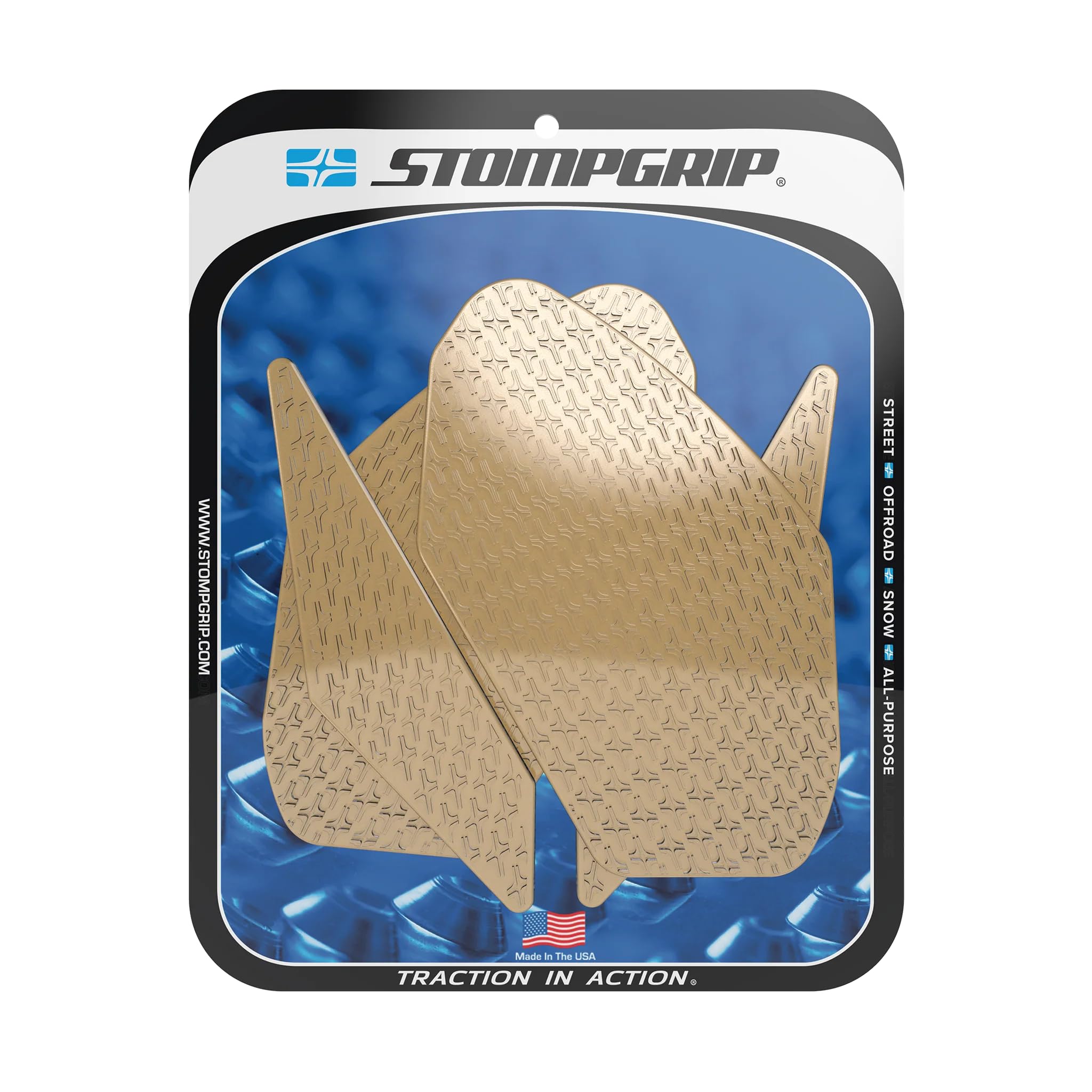 Stompgrip Motorrad Tankpad Icon transparent passt für Kawasaki Ninja 500 & Z500 2024-2026 | Tankaufkleber | Tankschutz