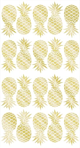 WallPops WPK2488 Maui Gold Pineapple - Kit de arte de pared con diseño de piña, metálico WallPops WPK2488 Maui Gold Pineapple - Kit de arte de pared con diseño de piña, metálico