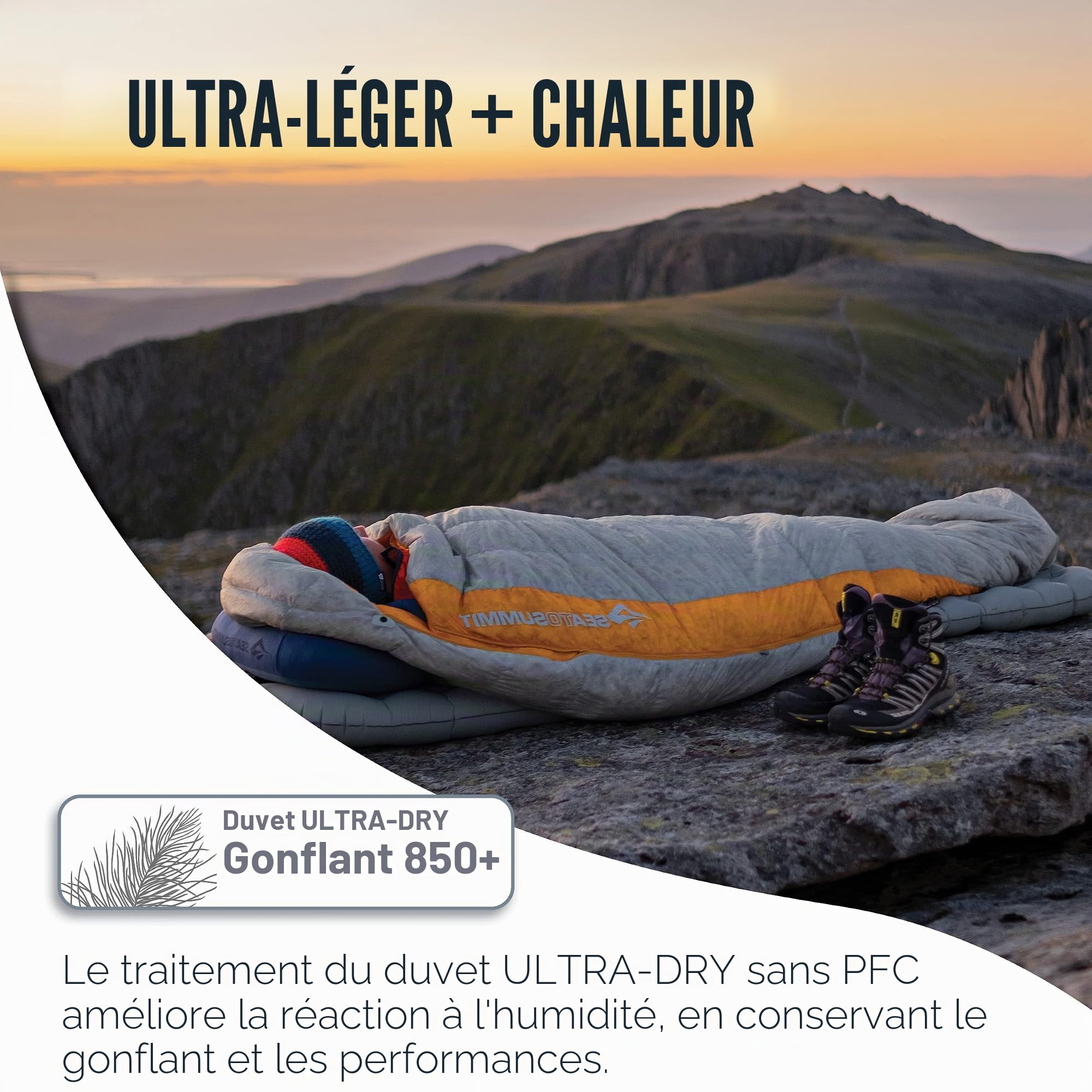 Sea to Summit Spark SpIV Sac de Couchage, Uni, Long Links