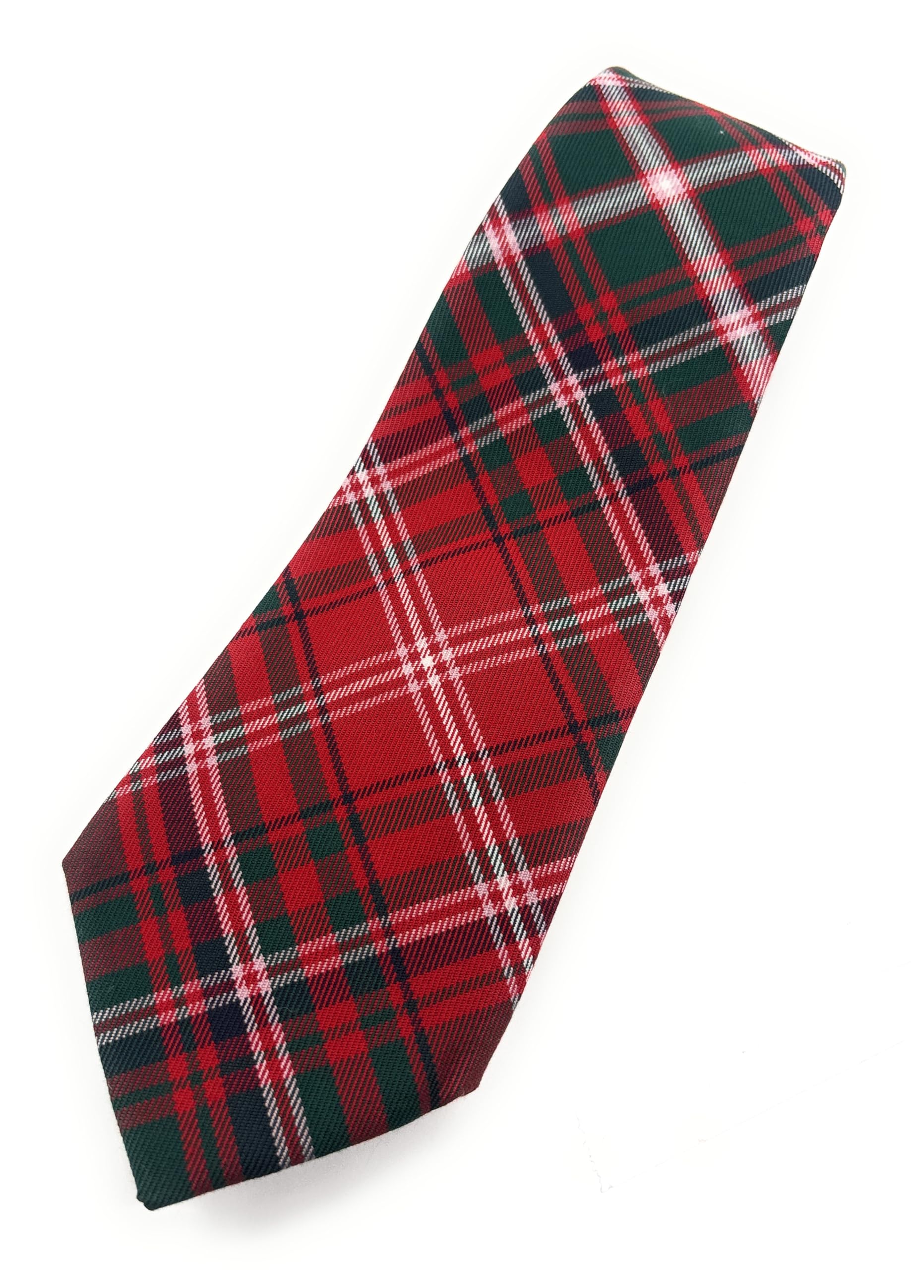 Scottish Tartan Necktie, Traditional Clan Pattern, Made in Scotland, Multiple Tartans Available (MacDougall)