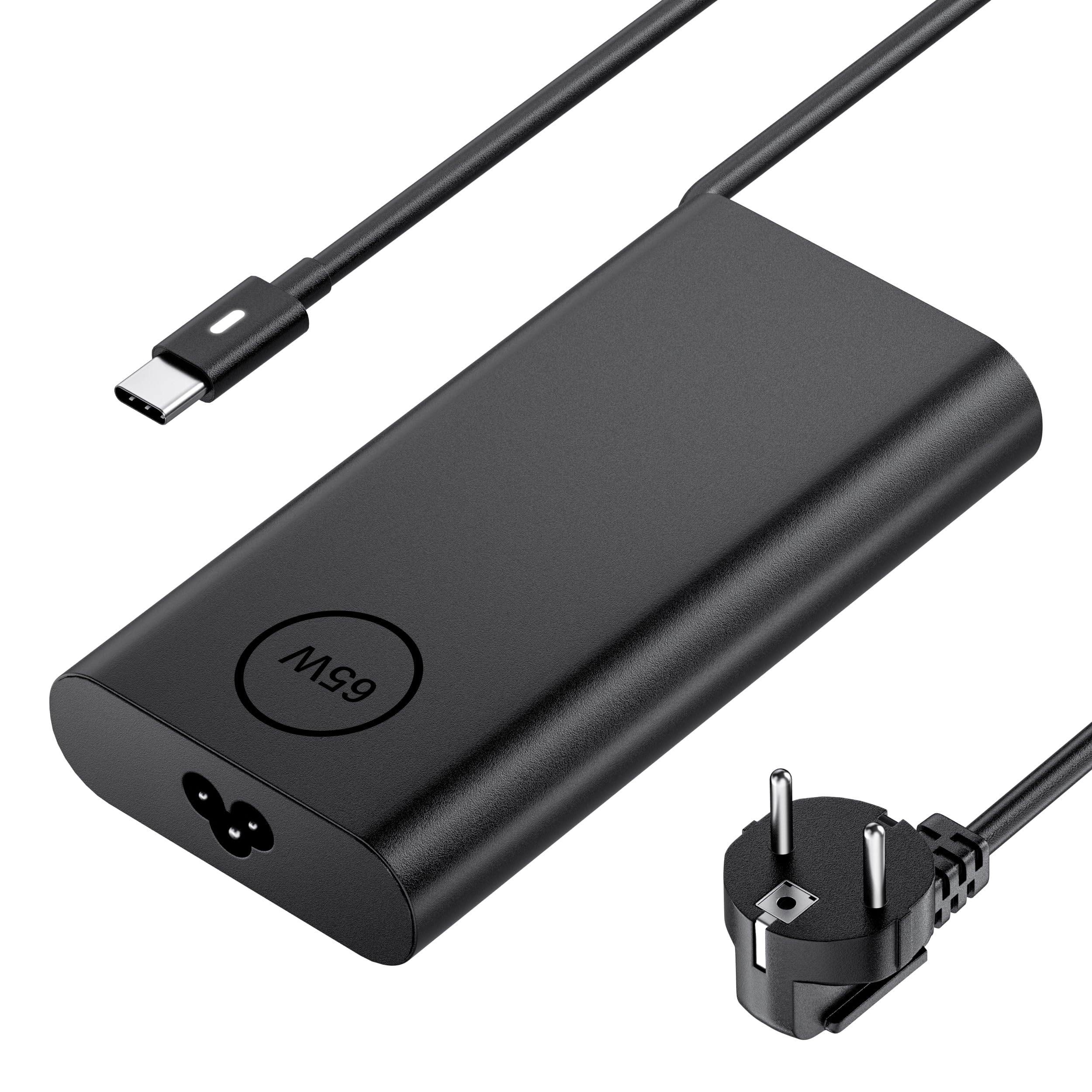 65W USB C Netzteil für Dell Ladekabel Laptop Ladegerät für Dell Latitude 5530 5420 5430 5520 5540 7420 7430 7440 7530 7330 Inspiron 14 16 7620 2in1 XPS 13 7390 2in1 Chromebook 3100 Laptop Netzteil