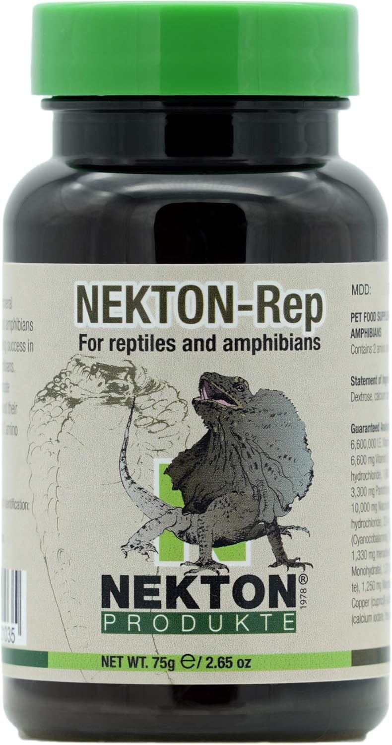 NektonRep Vitamin Mineral Supplement for Reptiles and amphibians, 75gm