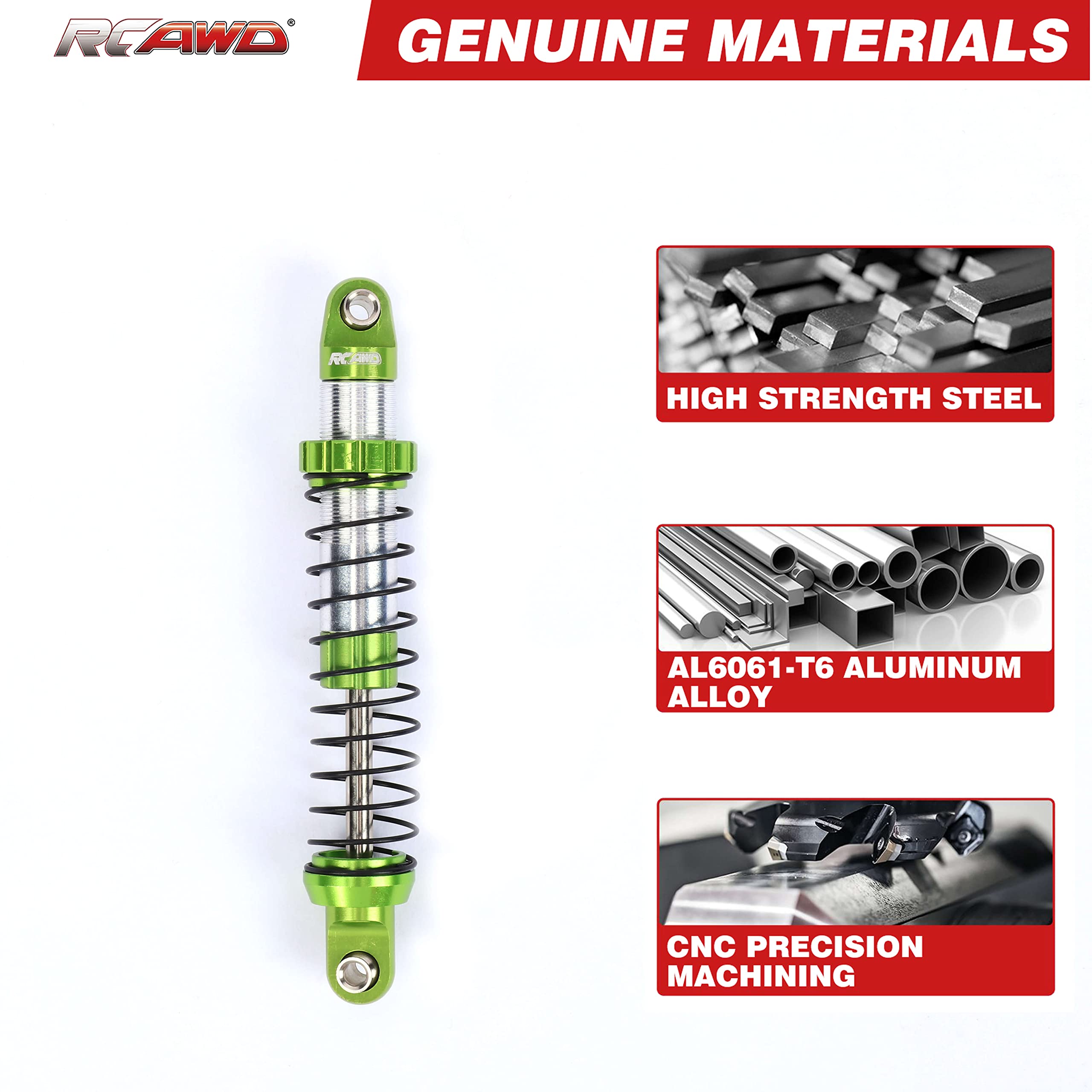 Amazon.com: RCAWD for UTB18 Capra Shocks Double Long Stroke