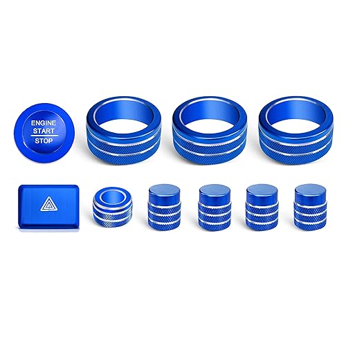 SENSHINE Aire acondicionado, cubierta de perilla de ventilación para accesorios Honda Civic 2022 2023 2024 2025 para Honda CRV 2023 2024 2025 Anillo