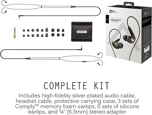 Miniatura 6 de MEE audio Pinnacle P1 - Auriculares intrauditivos audiófilos de alta fidelidad con cables desmontables, EP-P1-ZN-MEE, Pinnacle P1 (Zinc)