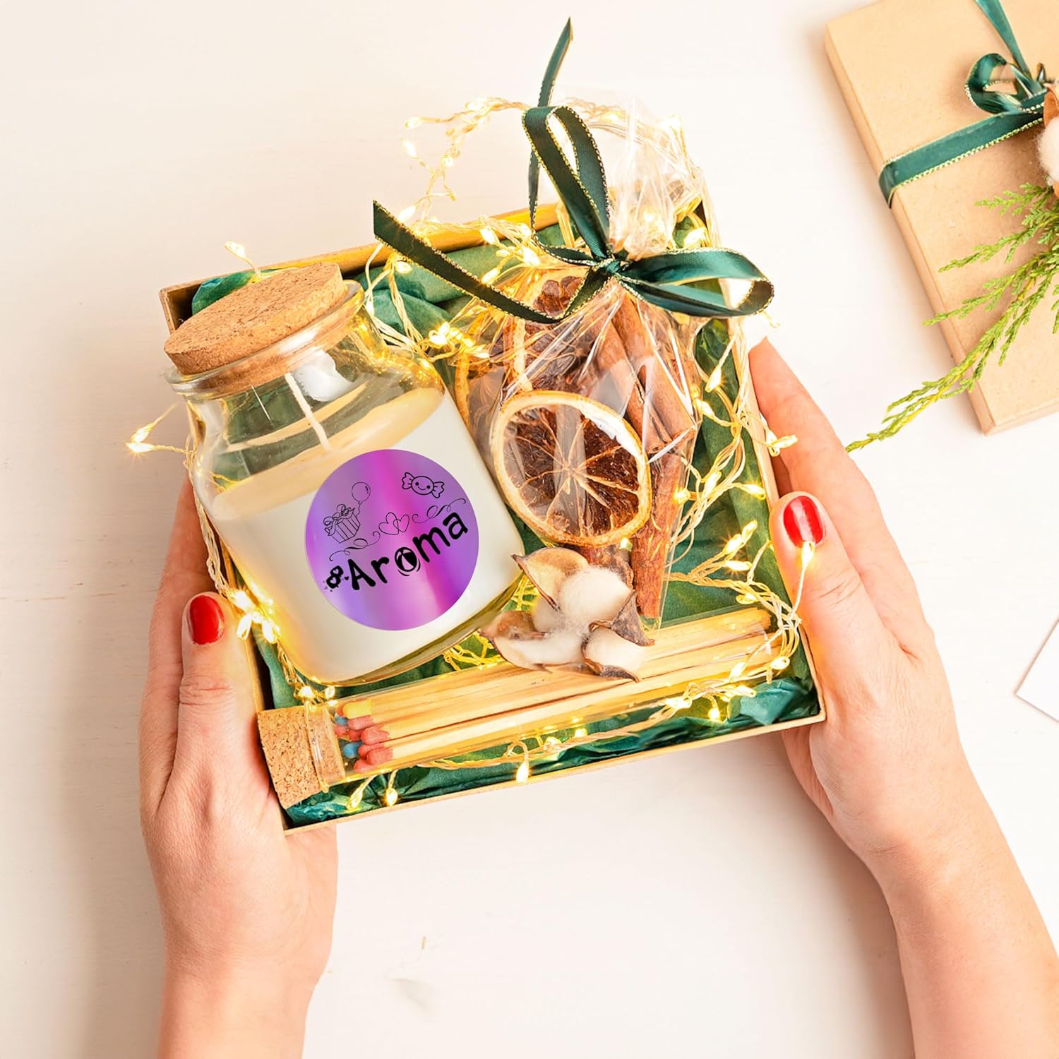 JOYIT 2'' Purple Holographic Thermal Labels - 400pcs Round Thermal Printer Labels, Waterproof Thermal Printer Stickers for Logo Design, Name Tag, Thanks Card, Address, QR Code, 400 Labels/Roll(Purple) - Image 5