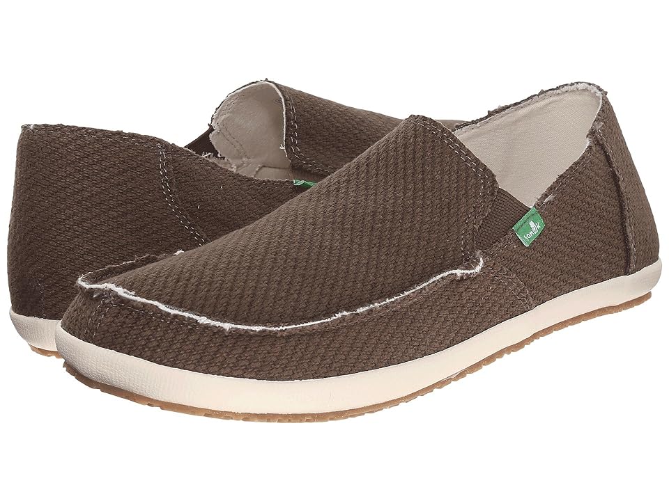 

Sanuk Rounder Hobo Hemp (Brown Hemp) Men's Slip on Shoes