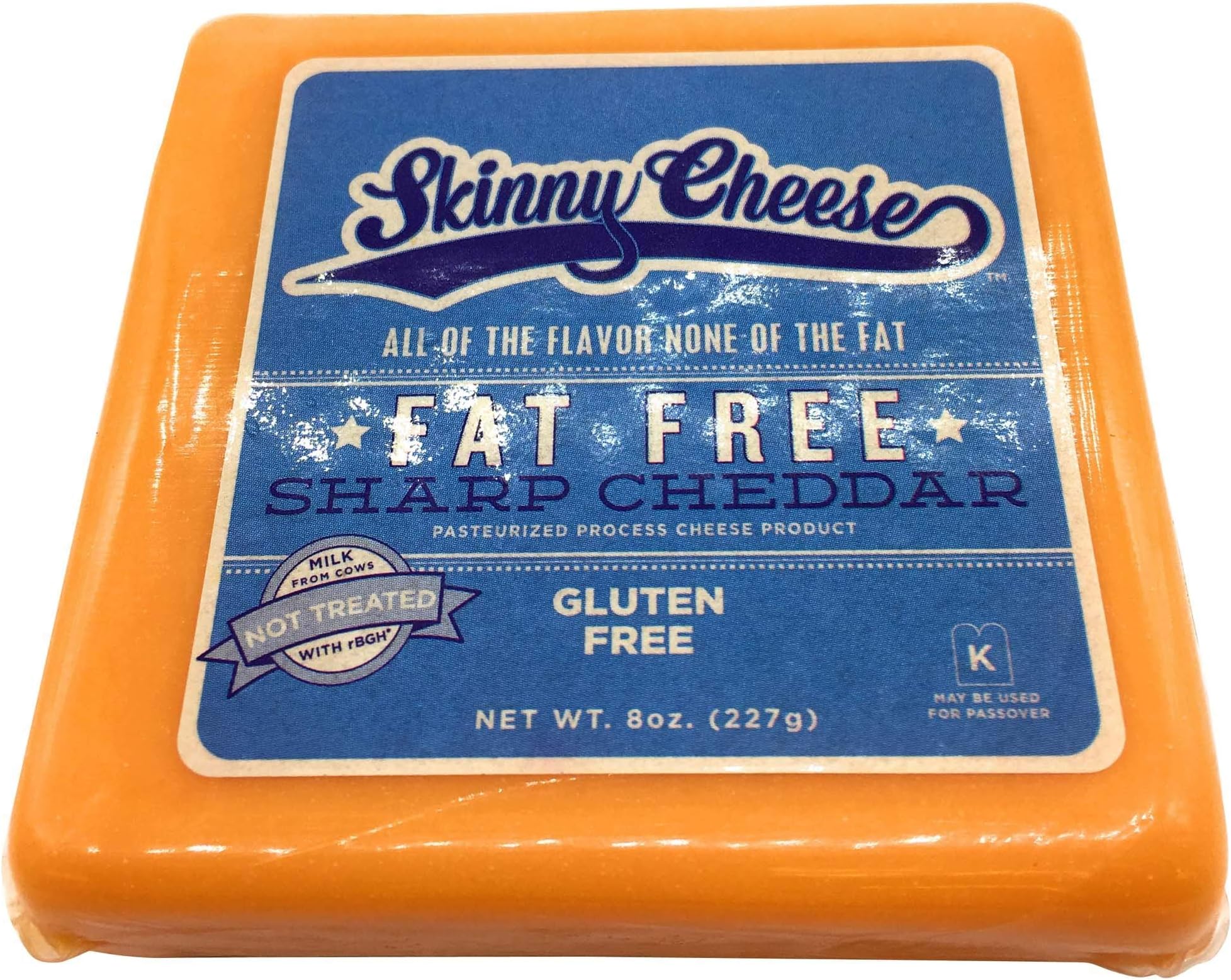 SKINNY CHEESE Fat Free Cheddar, 8 OZ